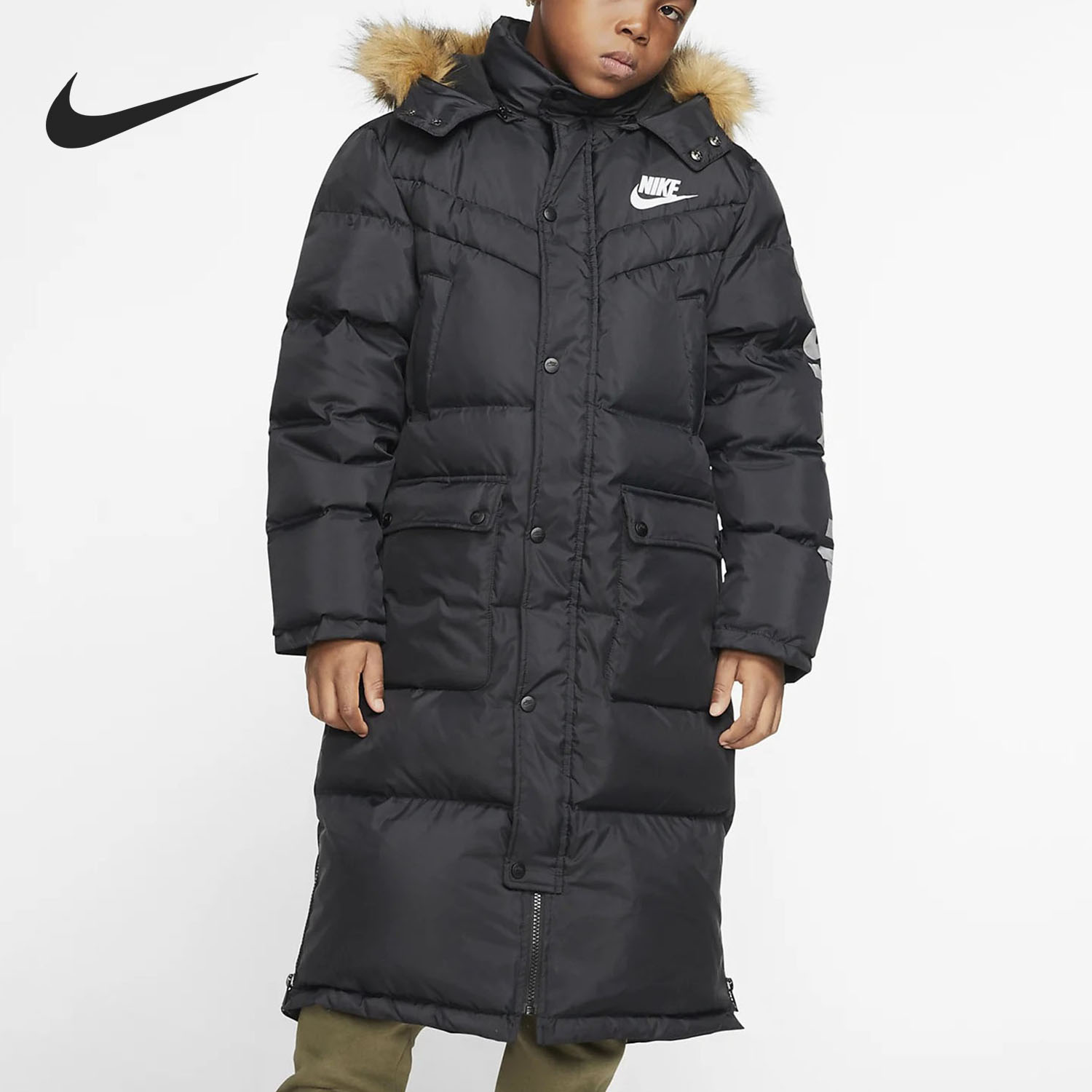 耐克冬季大童外套休闲羽绒服