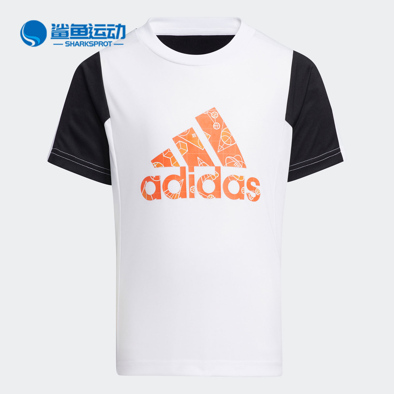 休闲风运动小童短袖T恤