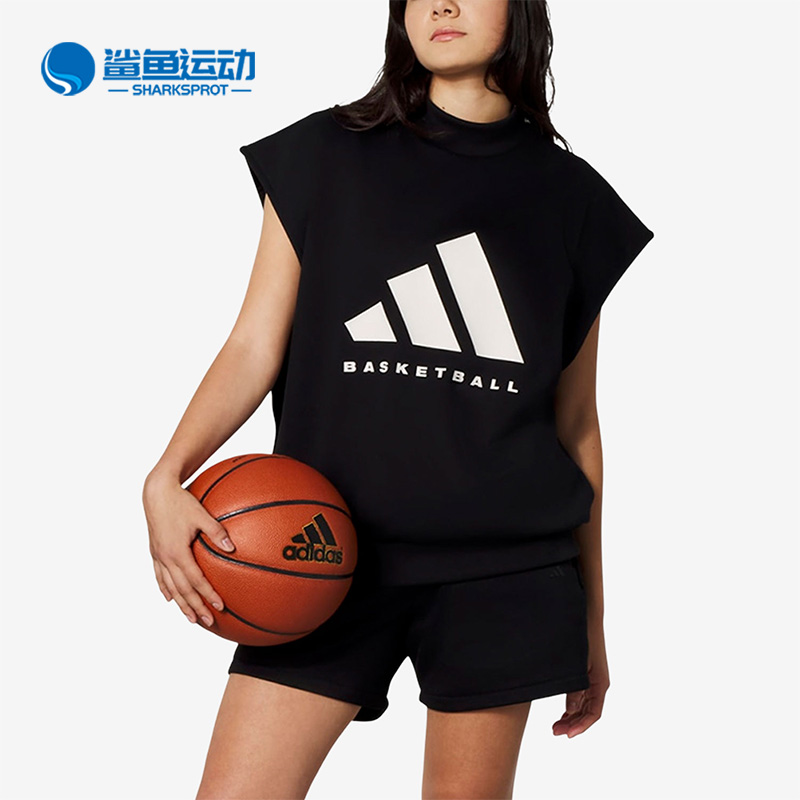 Adidas/阿迪达斯正品三叶草男女同款运动无袖套头卫衣IN4247