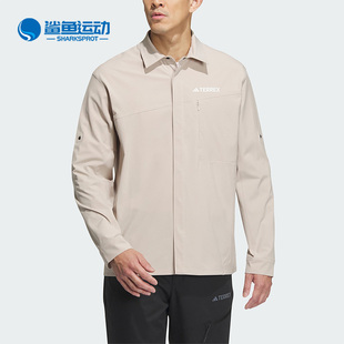 Adidas SLEEVESHIRT男子户外运动翻领夹克IL8943 阿迪达斯正品