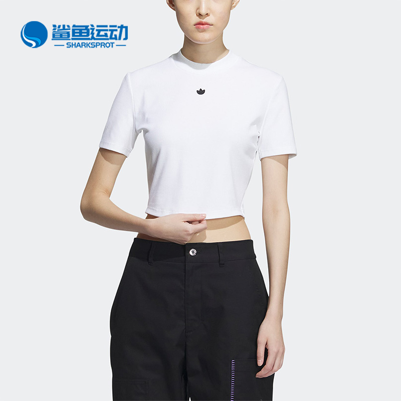 阿迪达斯三叶草女子运动短袖T恤