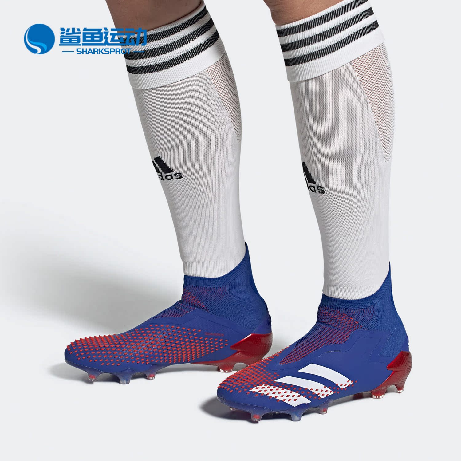 Adidas/阿迪达斯正品猎鹰20+FG比赛长钉成人高帮足球鞋男EG1512