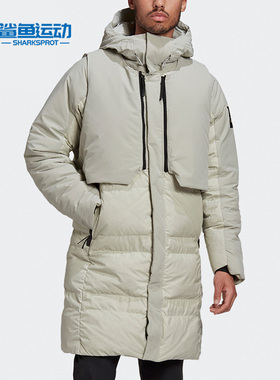 Adidas/阿迪达斯正品保暖男子冬马甲双面两件套保暖羽绒服 FT2430