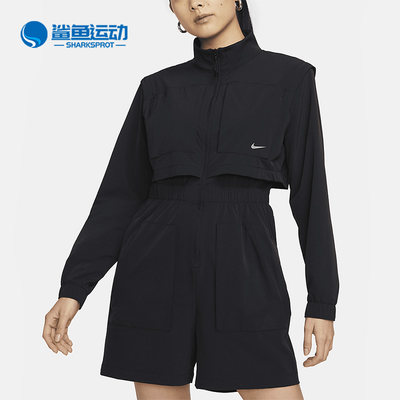 Nike/耐克正品夏季新款女子运动可拆卸袖子连体衣DX0149-010