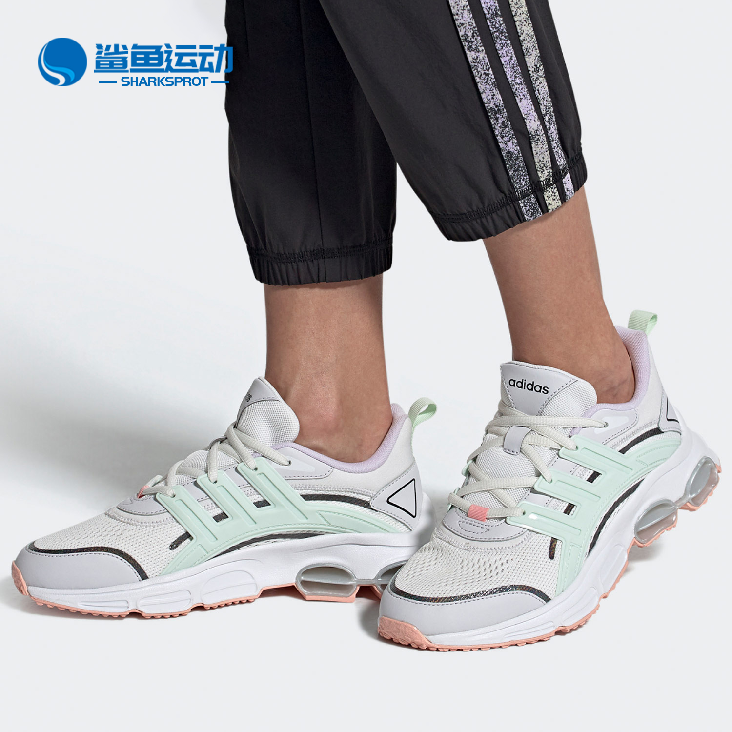 Adidas/阿迪达斯正品夏季新款QUADCUBE CC 女子休闲鞋 FX0271 运动鞋new 运动休闲鞋 原图主图