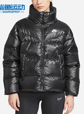 Nike/耐克正品冬女子保暖短款面包运动休闲羽绒服 DV0555-010