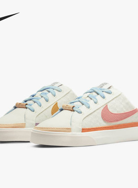 Nike/耐克正品女子 Court Legacy 低帮休闲半拖鞋 DV1741-181