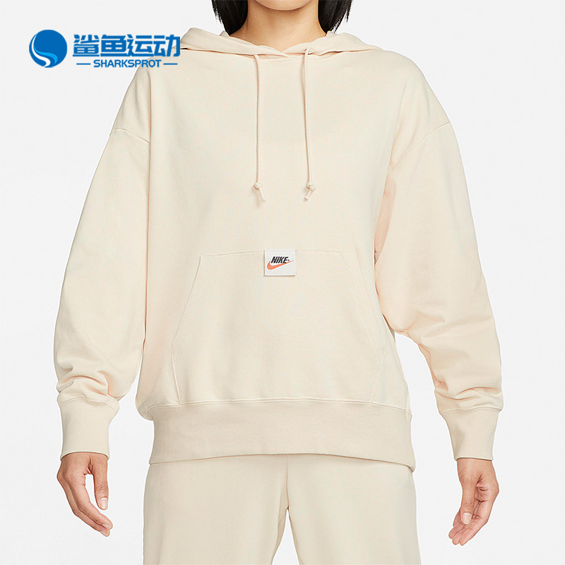 Nike/耐克正品秋季新款女子透气运动舒适休闲连帽卫衣 DQ6225-219-封面