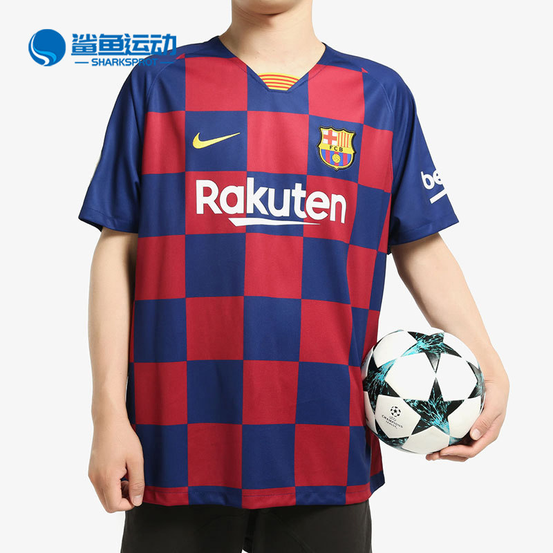 Nike/耐克正品男装新款足球队服球迷版球衣运动短袖T裇AJ5532