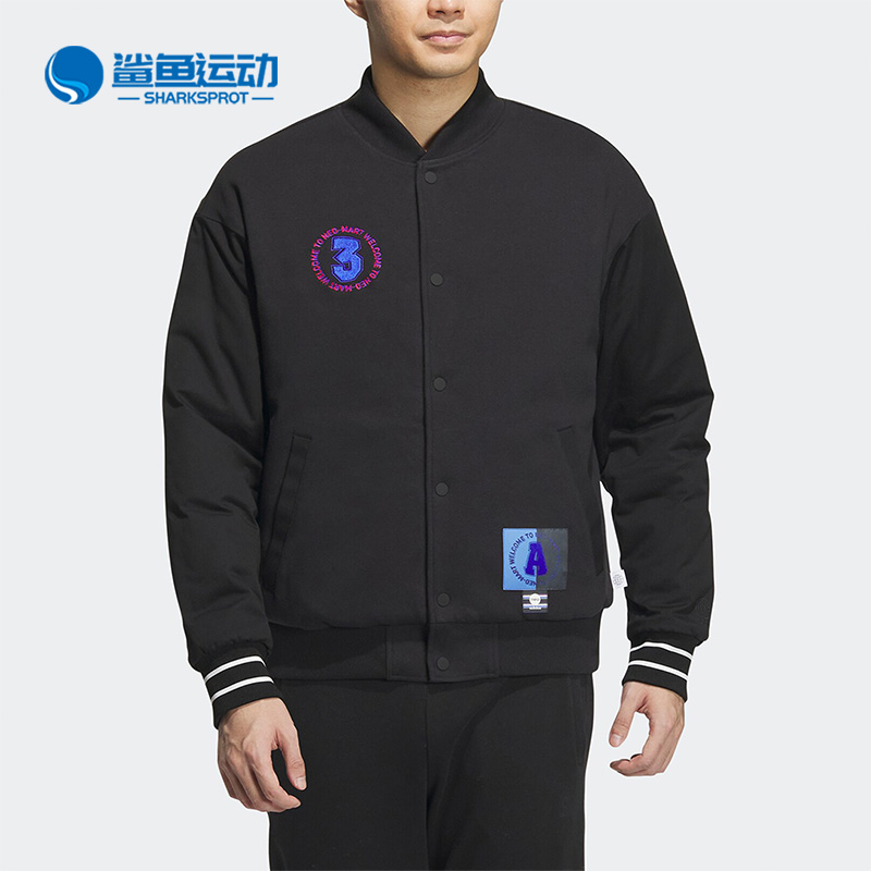 Adidas/阿迪达斯正品NEO春季新款男女运动宽松保暖休闲棉服IK5427