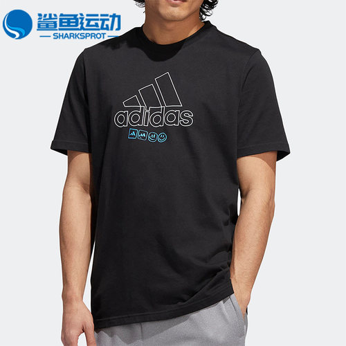 阿迪达斯男子运动T恤IB9430