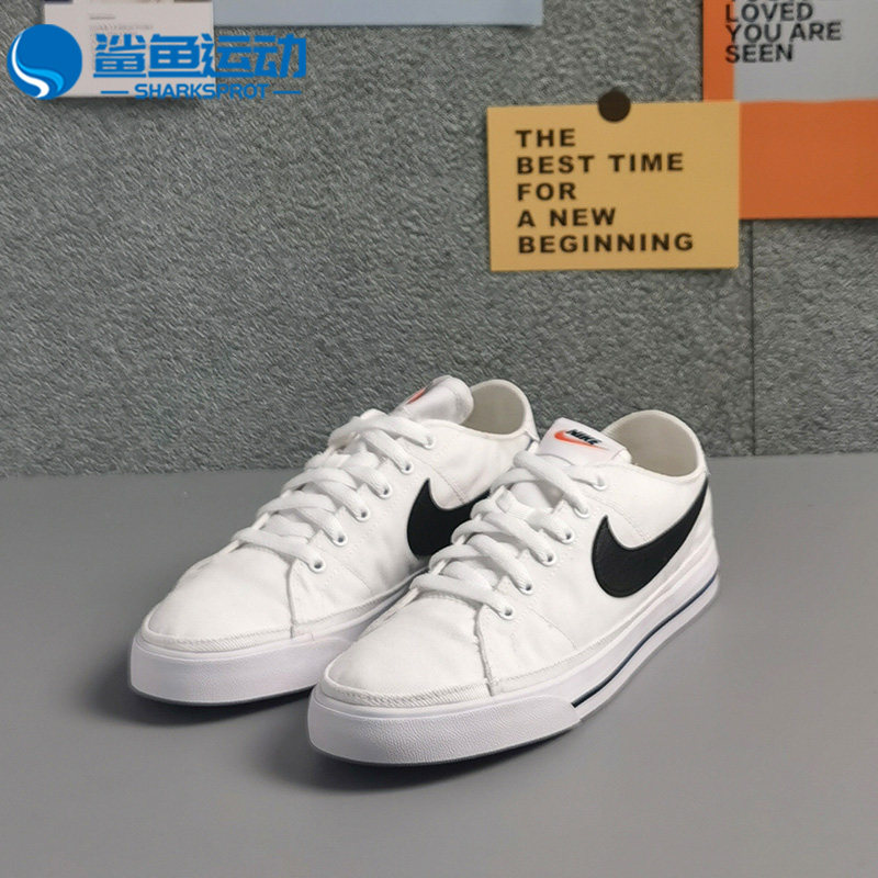 Nike/耐克正品 夏季新款男子小白鞋帆布休闲板鞋CW6539-101
