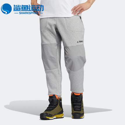 Adidas/阿迪达斯正品秋冬新款男子户外运动耐磨拼接长裤 HM9714