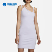 耐克正品 夏季 新款 Nike 女子运动不对称吊带连衣裙DV7935 536