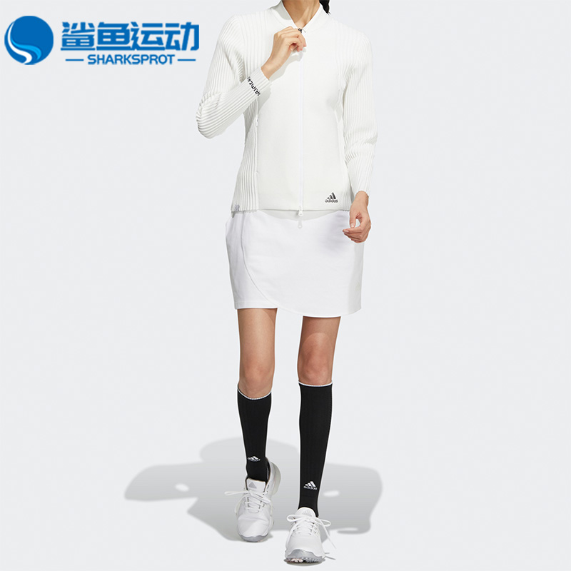 Adidas/阿迪达斯正品PRIMEKNIT女子高尔夫运动训练夹克外套HB3580