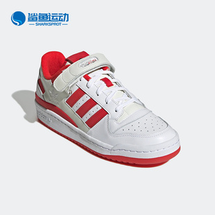 Adidas/阿迪达斯正品三叶草新款男女款魔术贴运动休闲板鞋 FZ6565