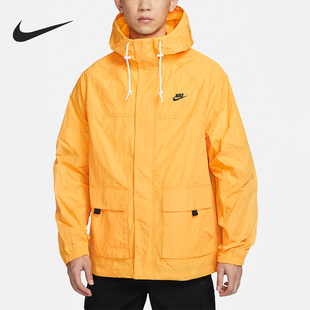 Nike/耐克正品Club Bowline男士宽松连帽梭织夹克FN3109-739