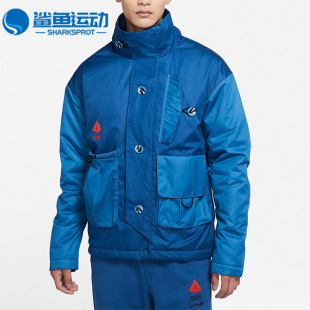 新款 Nike 秋季 476 耐克正品 男子运动保暖立领棉服夹克DA6697