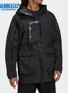Adidas/阿迪达斯正品TERREX户外男子时尚运动连帽夹克外套 H65704