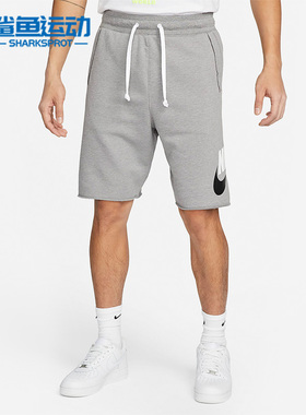 Nike/耐克正品新款男子印花法式毛圈运动休闲透气短裤DM6818-029