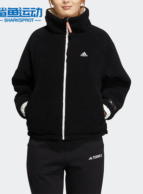Adidas/阿迪达斯正品新款W Y23 RVSB PD J女子双面外套棉服HY7218