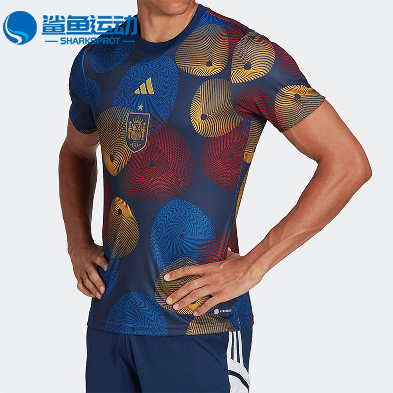 Adidas/阿迪达斯正品男子舒适短袖圆领休闲运动T恤 HF1421