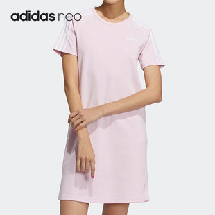 阿迪达斯正品 NEO 春季 GP5577 Adidas 新款 女子运动休闲连衣裙