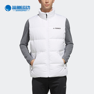 冬季 新款 阿迪达斯正品 Adidas 男子保暖立领羽绒马甲FJ9227