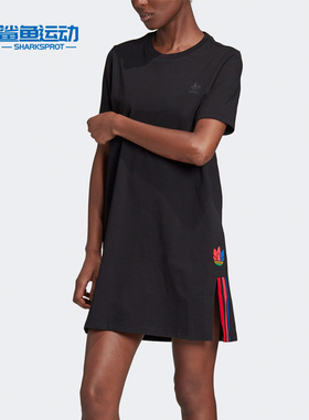 Adidas/阿迪达斯正品三叶草 TEE DRESS 女子休闲运动连衣裙GD2233