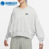 耐克正品 春季 新款 Nike 女子圆领运动休闲套头卫衣DR7837 025