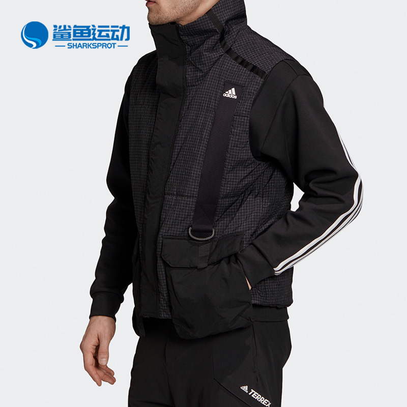 阿迪达斯男子羽绒马甲FT2465