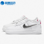 耐克正品 AF1女子GS大童休闲板鞋 Air Nike Force DC9651 100
