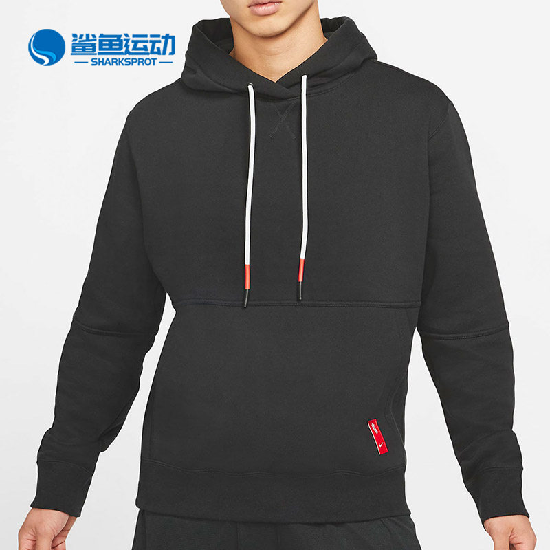 Nike/耐克正品新款男子运动休闲篮球连帽卫衣套头衫 CK6746-010