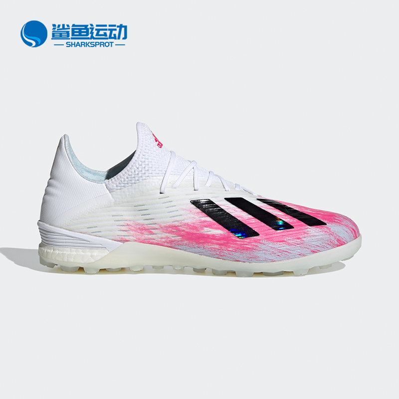Adidas/阿迪达斯正品X 19.1 碎钉高端人造草男子足球鞋 EG7135