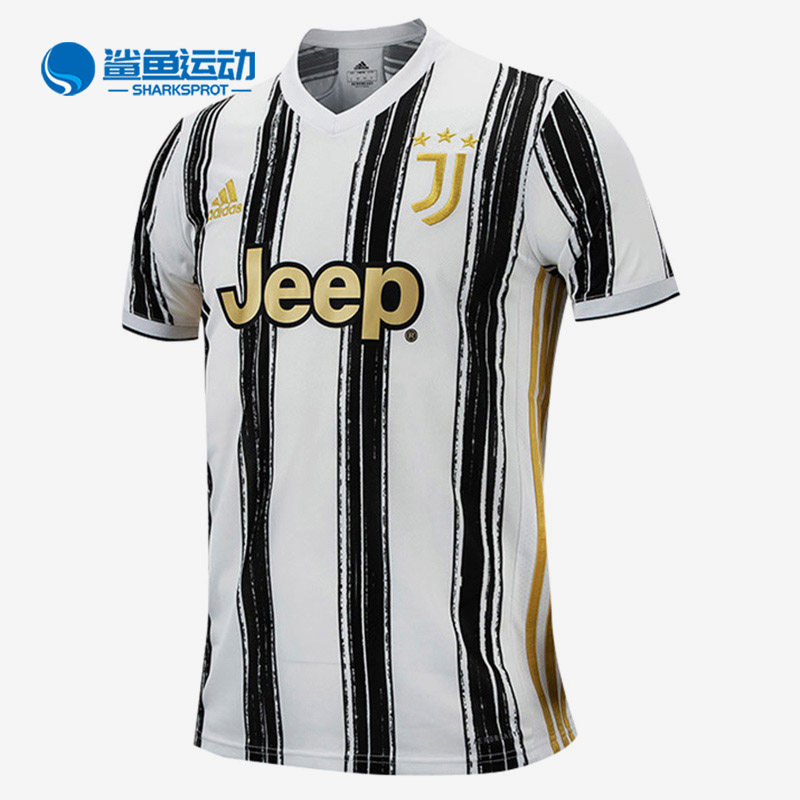 Adidas/阿迪达斯正品20-21男子足球尤文主场球迷版运动球衣EI9894