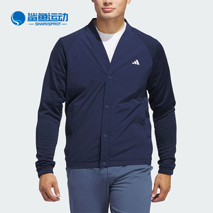 高尔夫运动针织开衫 Adidas 男士 新款 外套IN6489 阿迪达斯正品