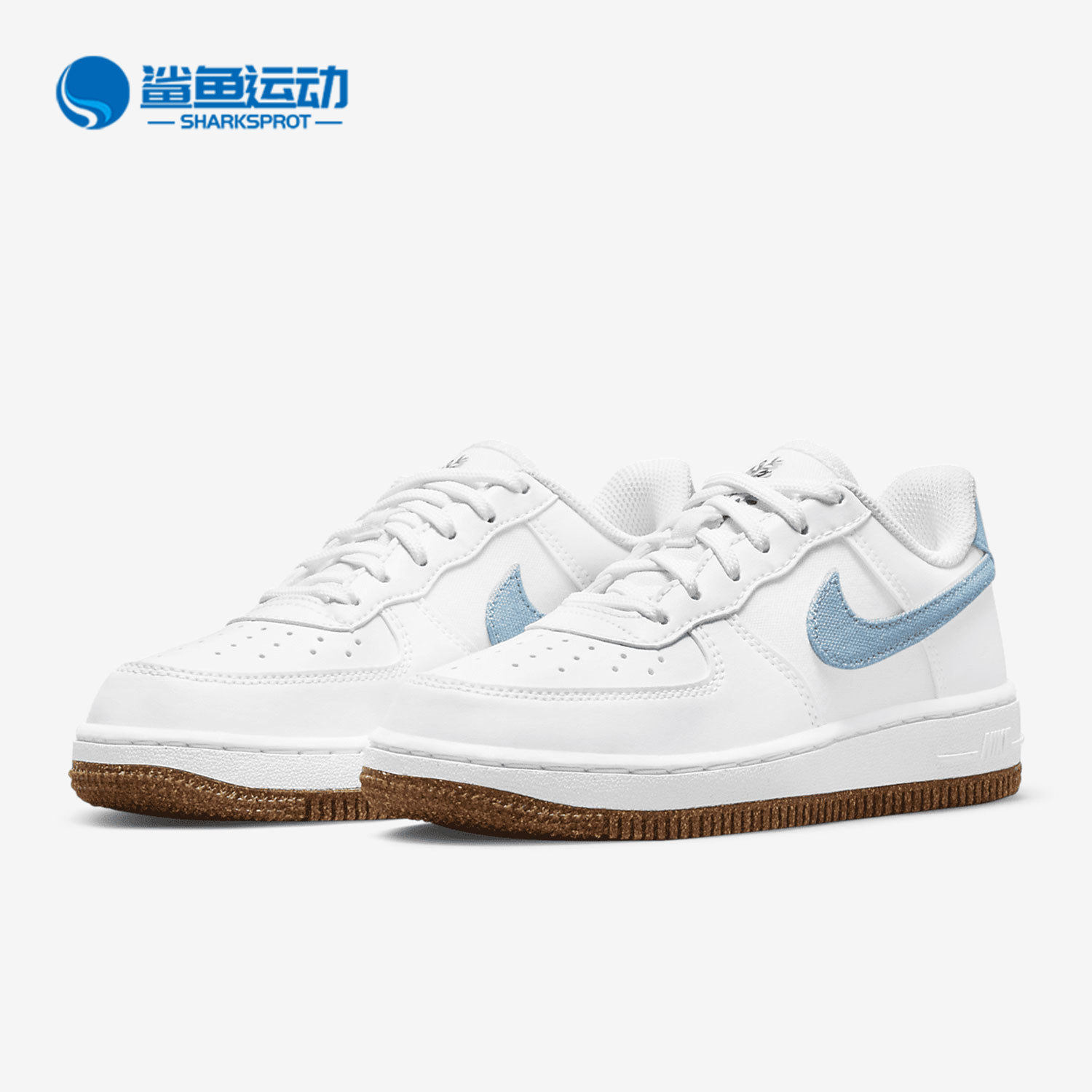 Nike/耐克正品 FORCE 1 LV8 (GS) 新款大童运动休闲鞋 CZ2662-100