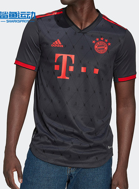Adidas/阿迪达斯正品FCB 3 AU JSY 拜仁慕尼黑足球透气短袖H39910
