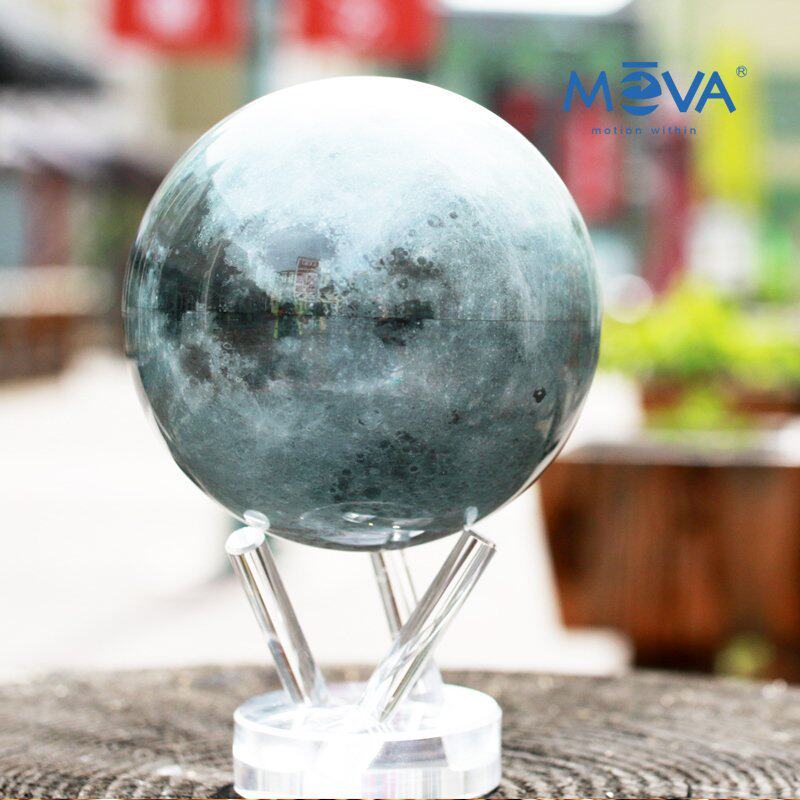 美国 MOVA光能自转地球仪星球 月球 行星模型悬浮礼物家居摆件