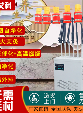 明火无烟熏蒸艾灸仪排烟净化一体
