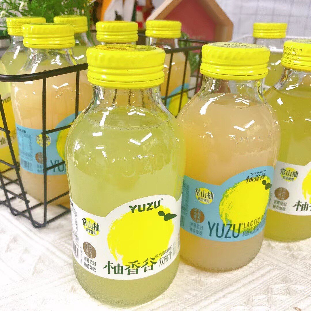 【盒马同款】柚香谷双柚汁300ml常山胡柚蜜炼柚子汁复合果汁饮料