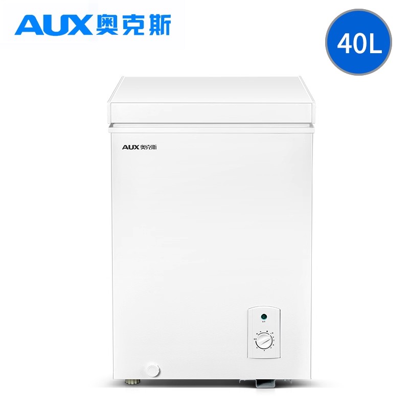 奥克斯小冰柜家用全冷冻小型商用大容量速冻冷藏两用柜卧式迷你箱