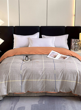 加厚纯棉磨毛被套150*200*230双人被罩18*220cm全棉单人1.5米