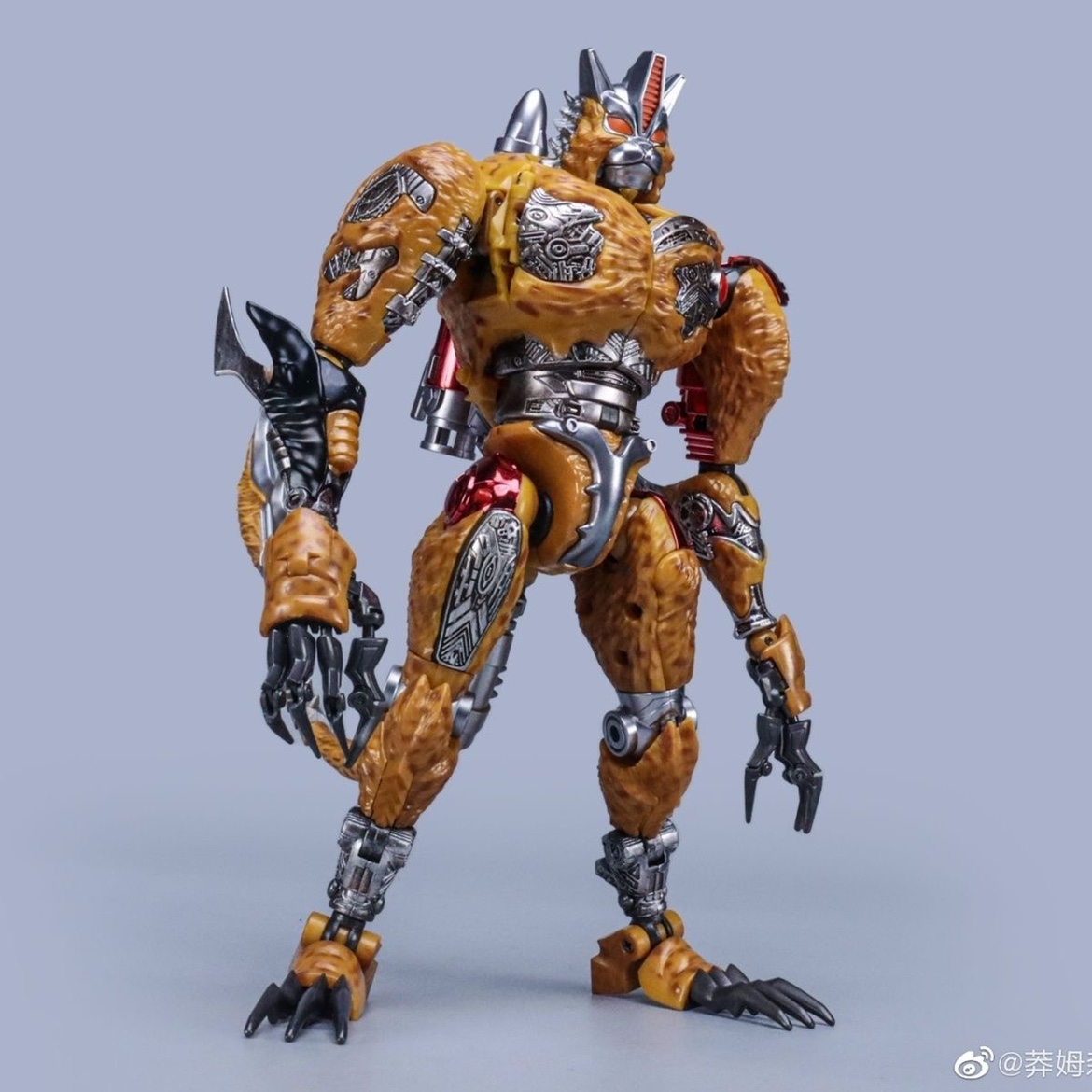TA 超能勇士 BWM-09 猛兽侠 变形玩具 三代 黄豹 勇士 金属变体