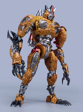 TA 超能勇士 BWM-09 猛兽侠 变形玩具 三代 黄豹 勇士 金属变体