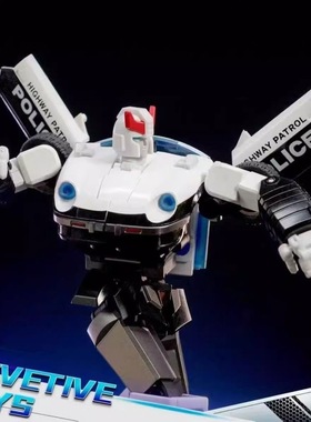 变形玩具DX9-TOYS 追捕者DX9 D18警车汽车人MP比例G1动画系列