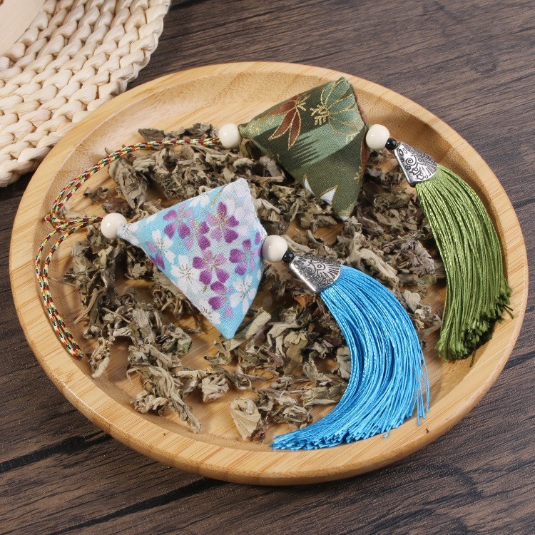 端午节粽子香包香囊随身艾草驱蚊三角荷包中国风挂件成品活动礼物