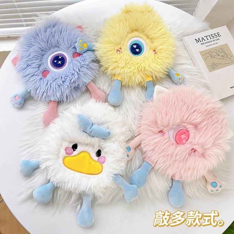 热水袋暖水袋注水可爱毛绒痛经暖肚子冬天被窝取暖神器防爆暖手宝