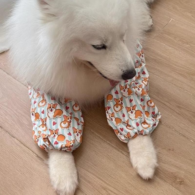 中大型犬狗狗护肘衣防舔耐磨宠物防脏神器金毛拉布拉多边牧萨摩耶