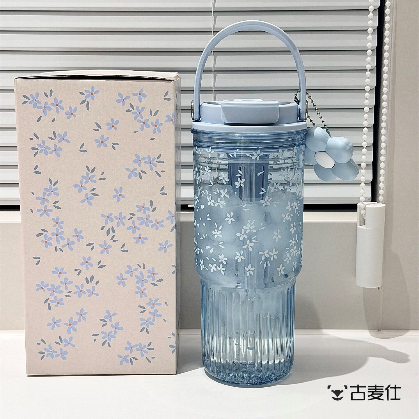 2026新款夏季大容量Tri手提水杯tan高颜值ins吸管杯可携式学生水